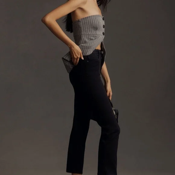 Good American Good Curve High-Rise Straight Leg Jeans s - Picture 4 of 5